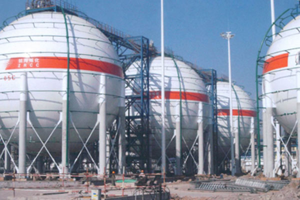 獨山子石化丙烯球罐區